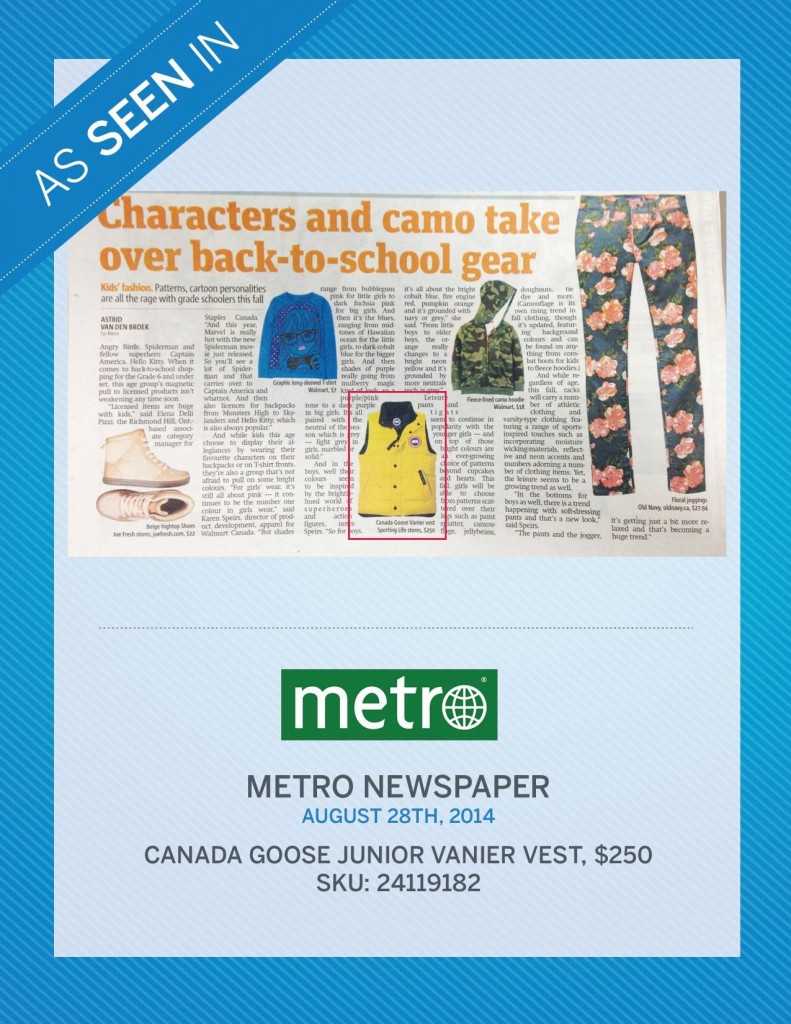 Metro Newspaper – August 28th, 2014