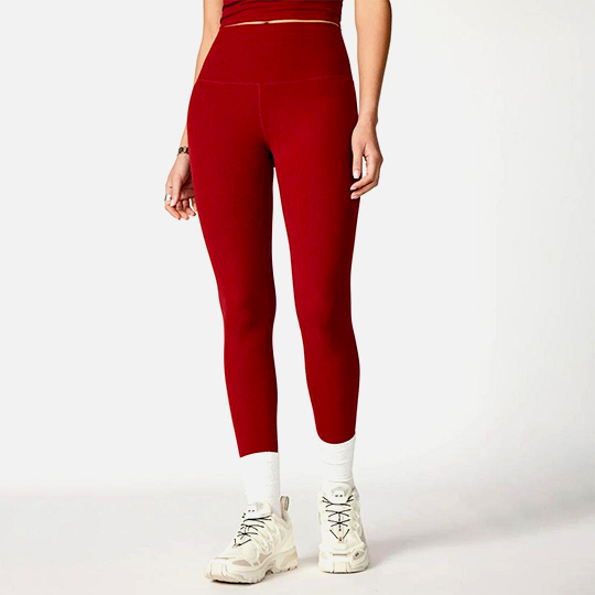 MPG Womens Ribbed Legging Merlot